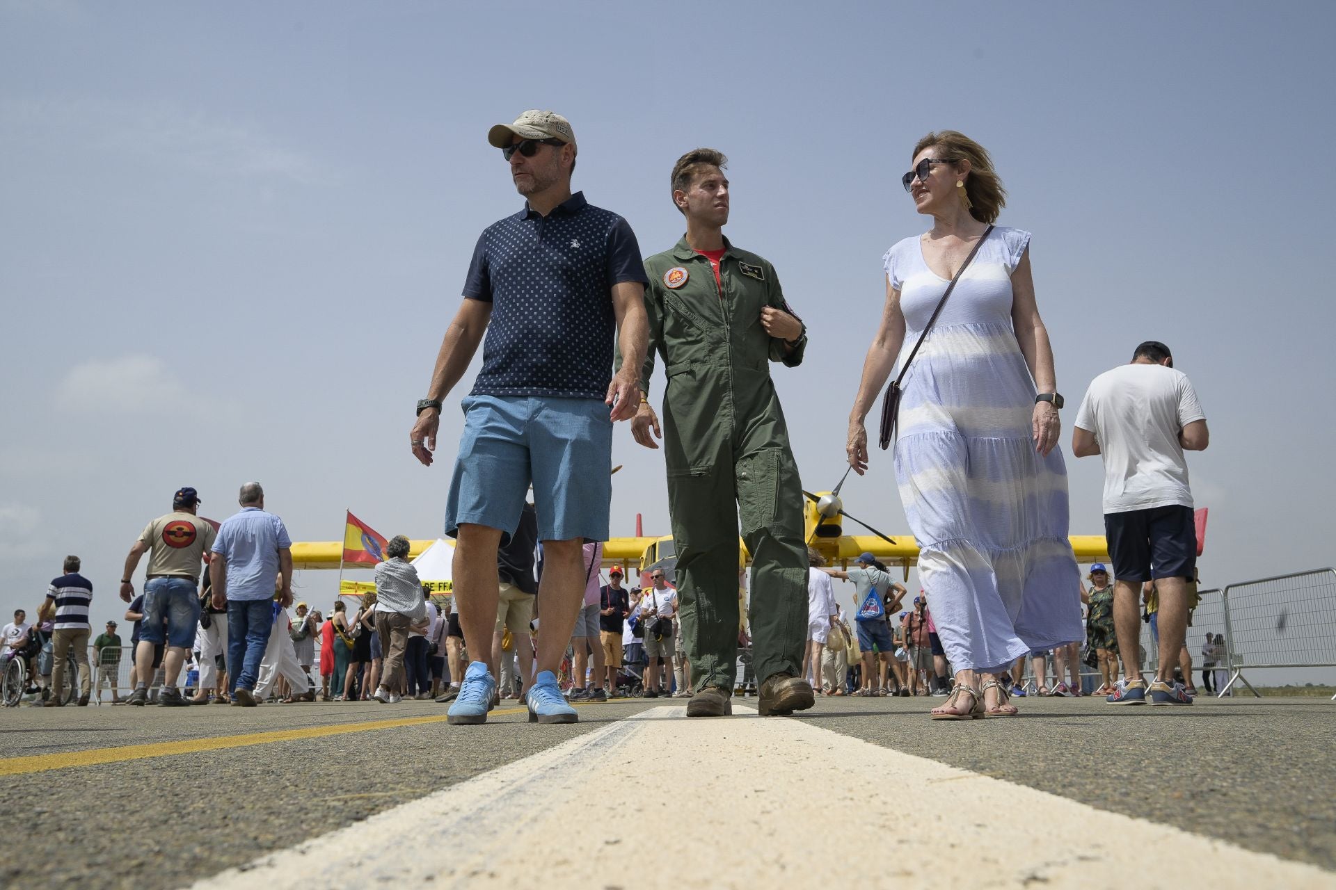 Las imágenes de la exhibición de aviones del festival Aire 25