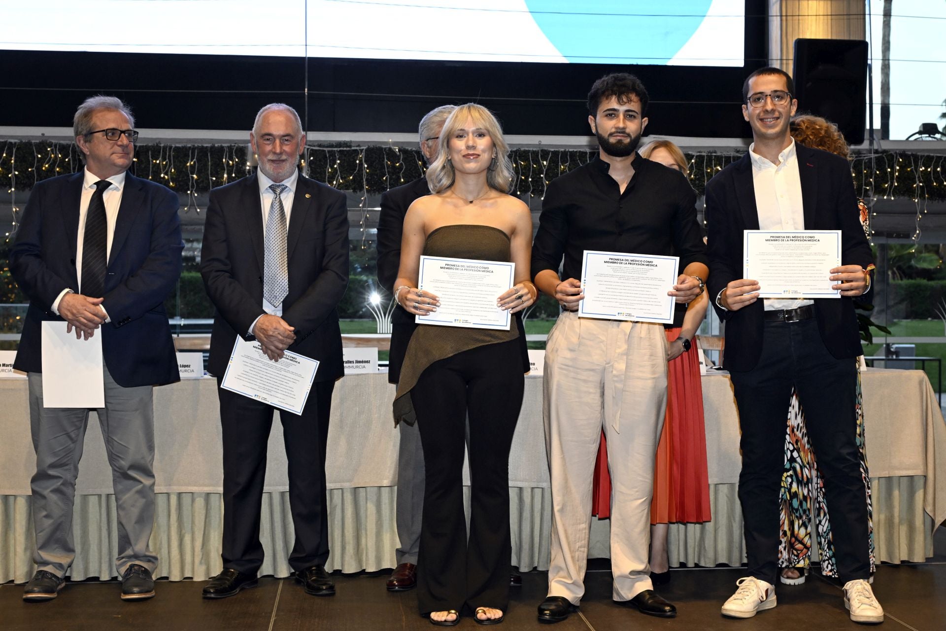 Acto de bienvenida para los nuevos miembros del Colegio de Médicos de la Región de Murcia, en imágenes