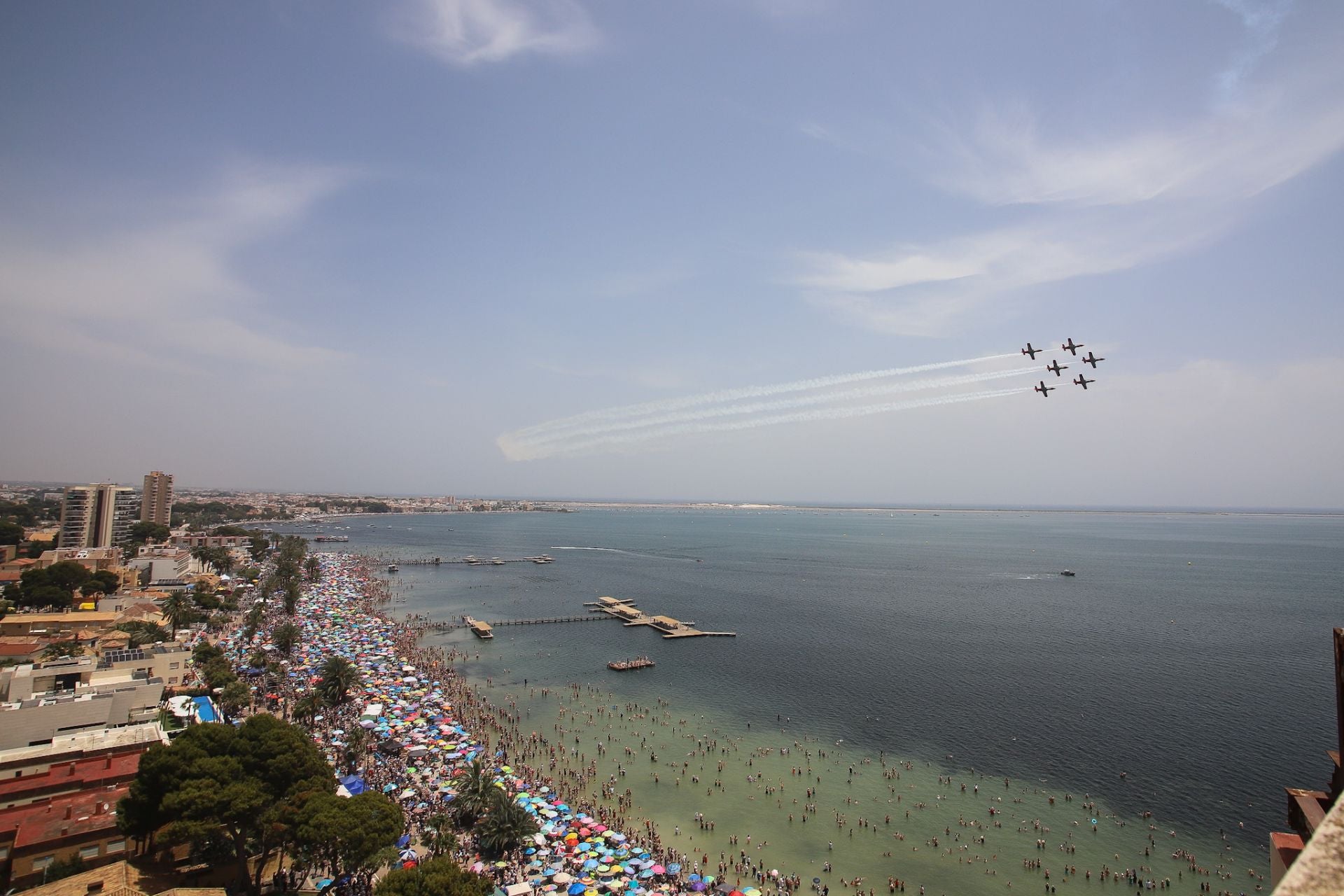 En imágenes, la exhibición aérea en el festival Aire 25 de San Javier
