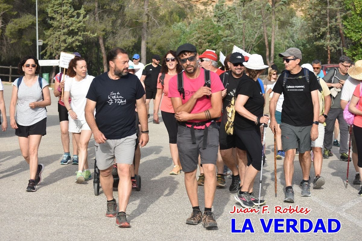 Imágenes de la marcha convocada por Plaza Nueva por la conexión ferroviaria con Albacete