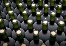 Botellas de vino de Jumilla en una imagen de archivo.