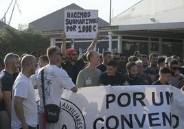 En imágenes, la huelga de los trabajadores de Navantia en Cartagena
