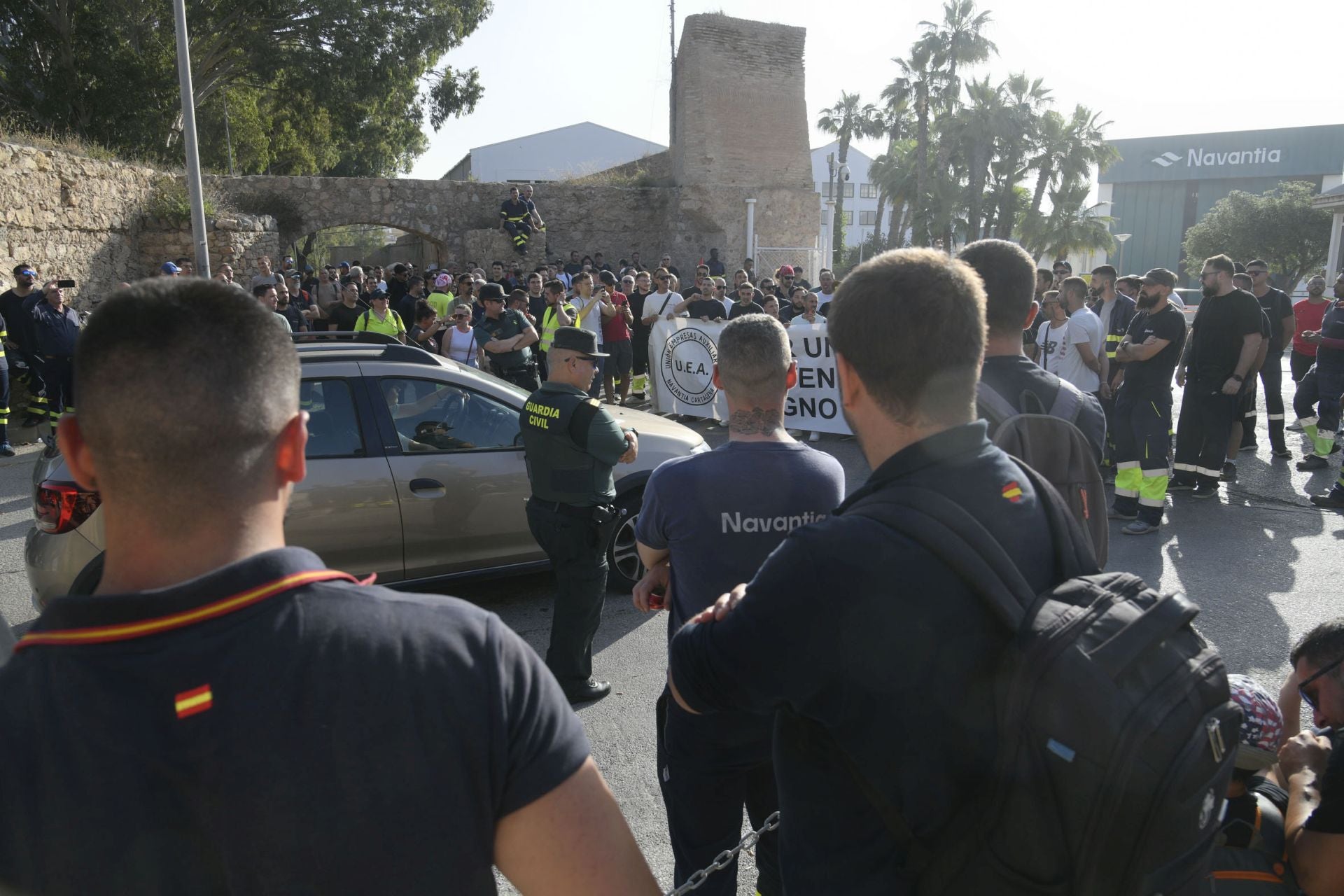 En imágenes, la huelga de los trabajadores de Navantia en Cartagena