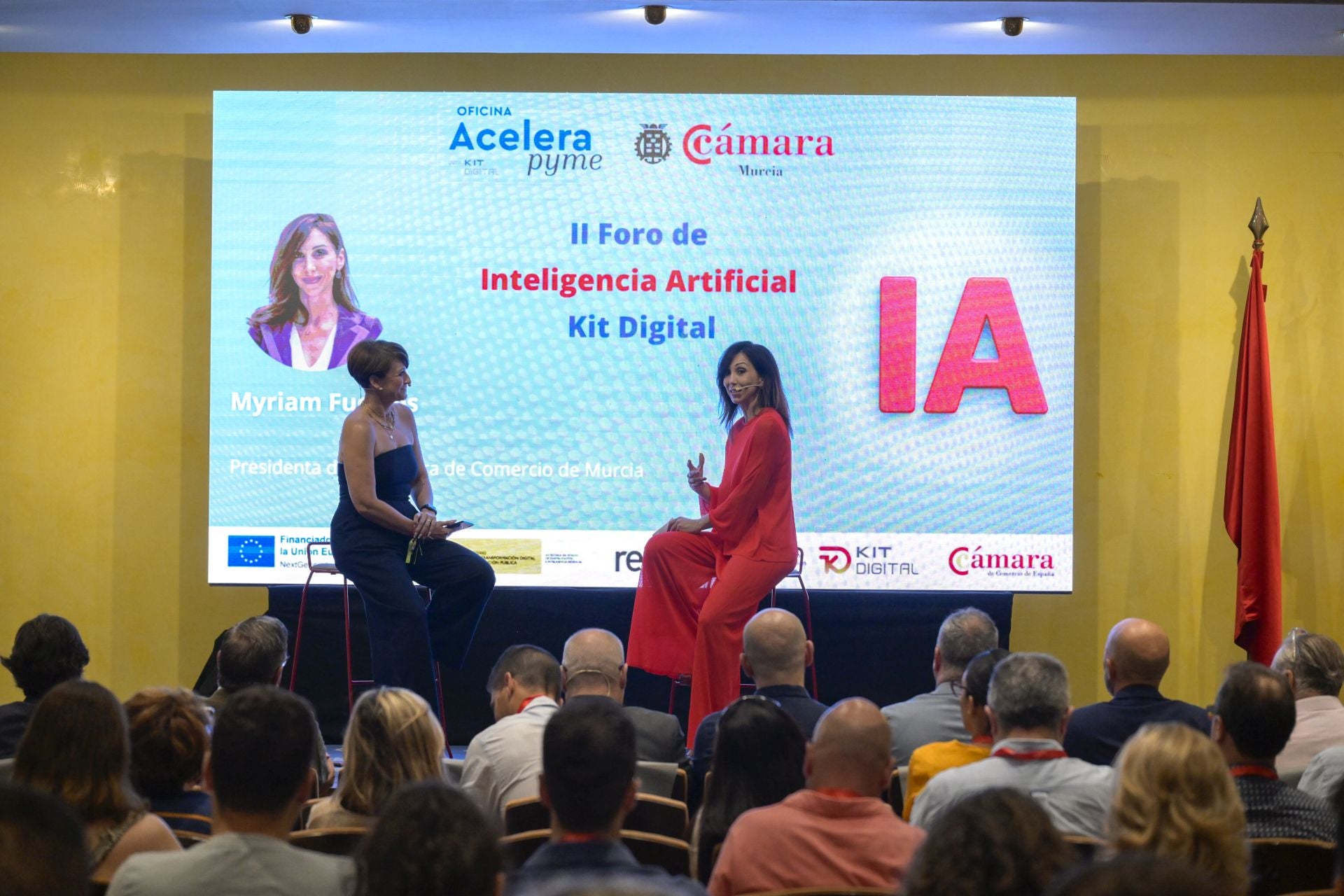 El evento sobre inteligencia artificial en la Cámara de Comercio de Murcia, en imágenes