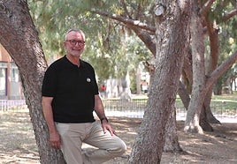 Enrique González, uno de los participantes de la Región en la iniciativa internacional 'Marcha a Gaza'.