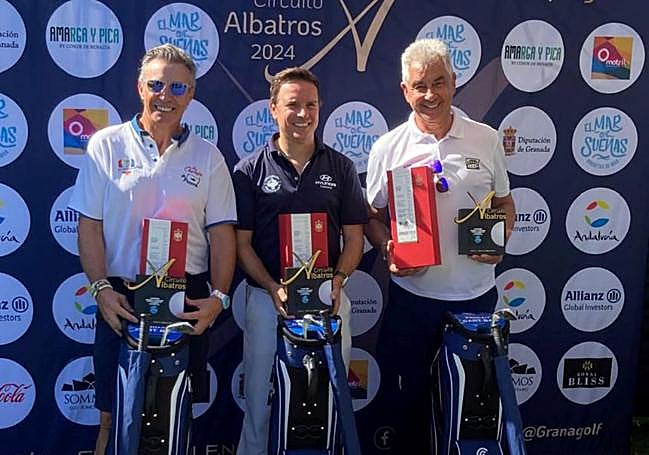 Un ganador murciano. En 2024 el jugador Pedro Muñoz (d) fue el ganador en su categoría de la cuarta edición del Circuito Albatros.