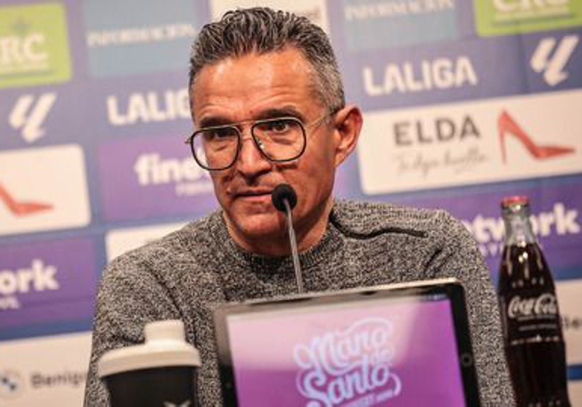El entrenador Dani Ponz, durante su etapa en el Eldense.