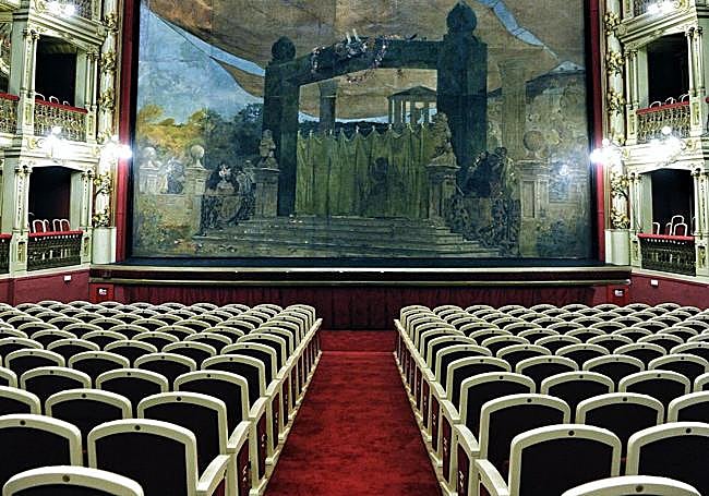 Interior del Teatro Romea.
