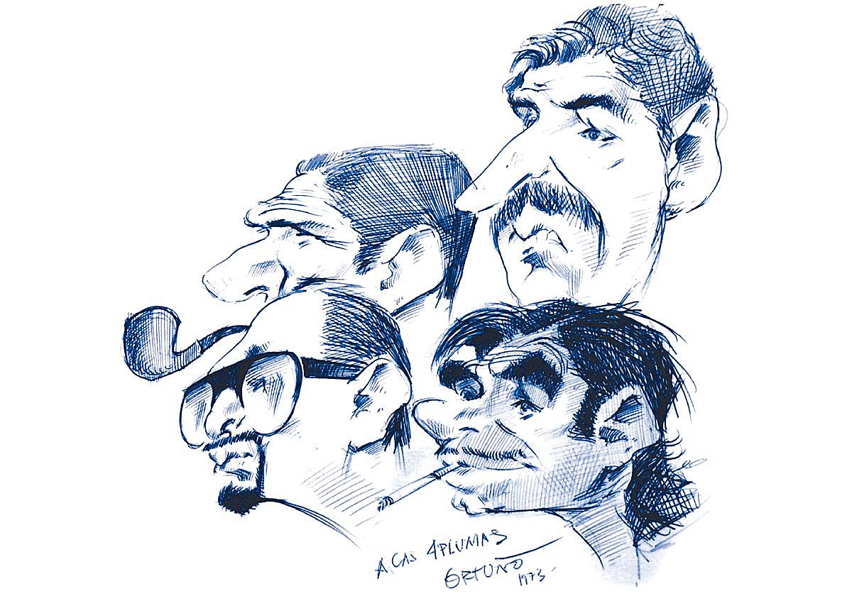 'Las Cuatro Plumas' (que son cinco) de Águilas