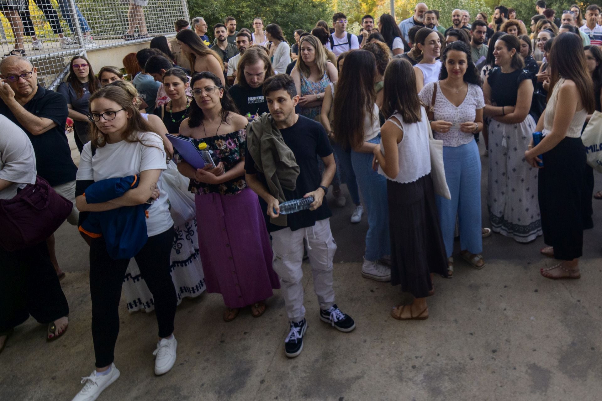 El primer examen de las oposiciones a Secundaria, en imágenes