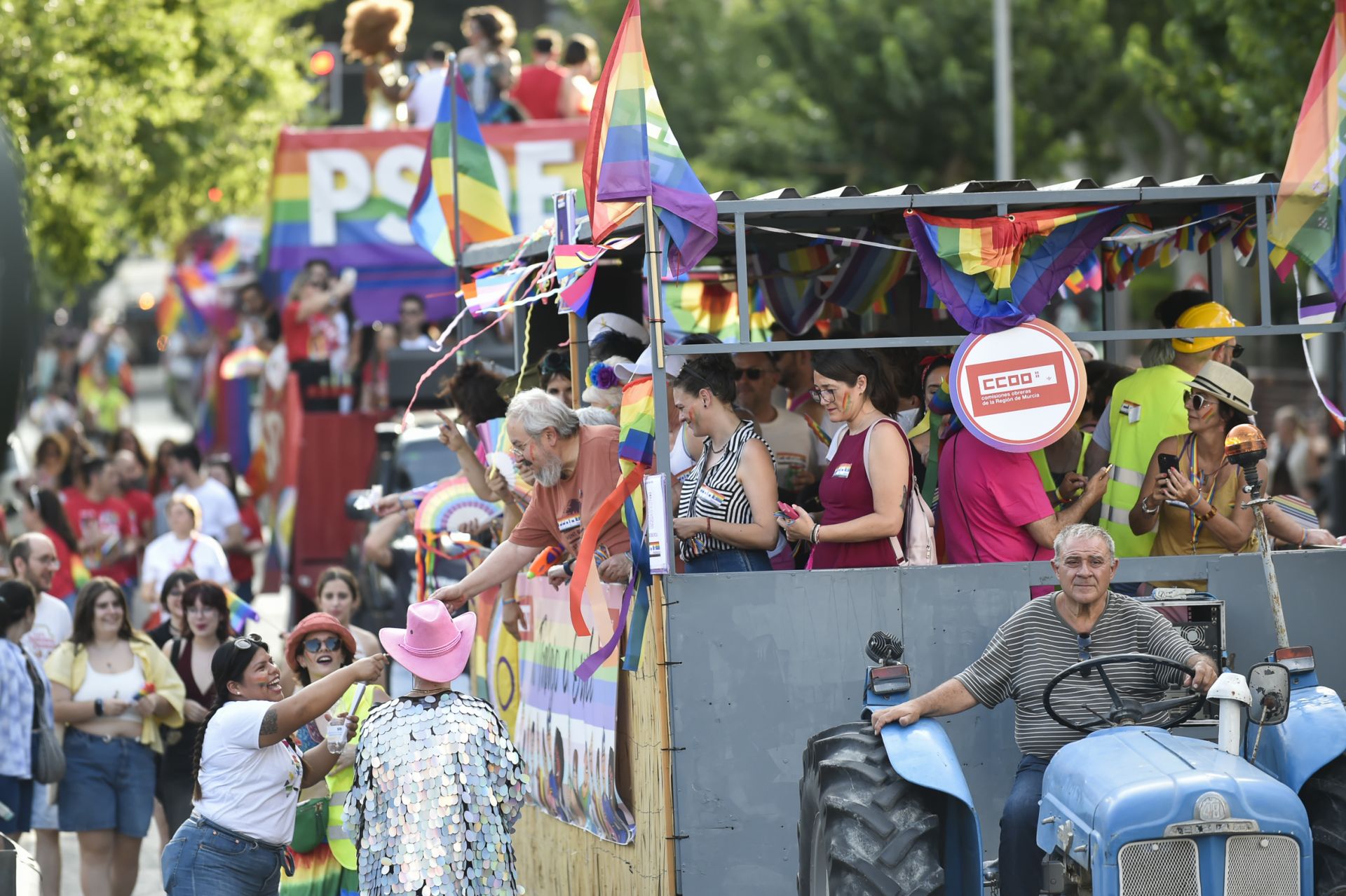 En imágenes, el desfile del Orgullo en Murcia