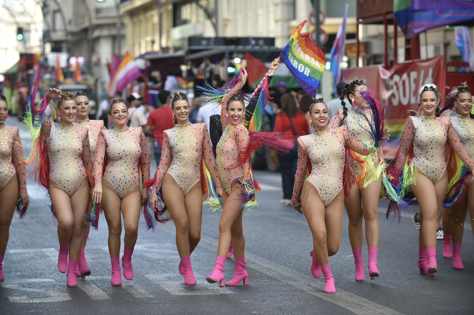 En imágenes, el desfile del Orgullo en Murcia
