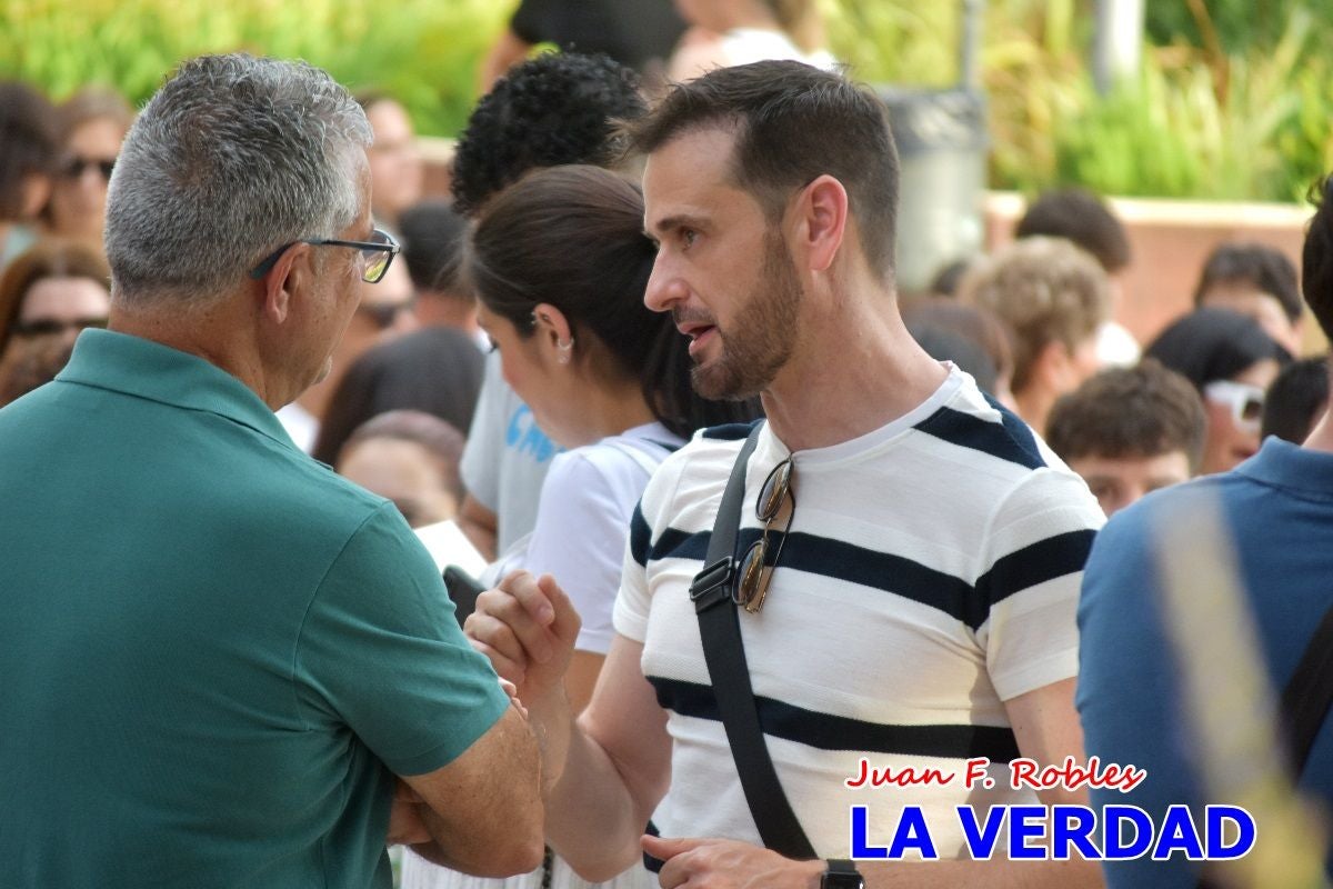 Imágenes de la presentación de «Forjando el mañana» en la Feria del Libro de Caravaca