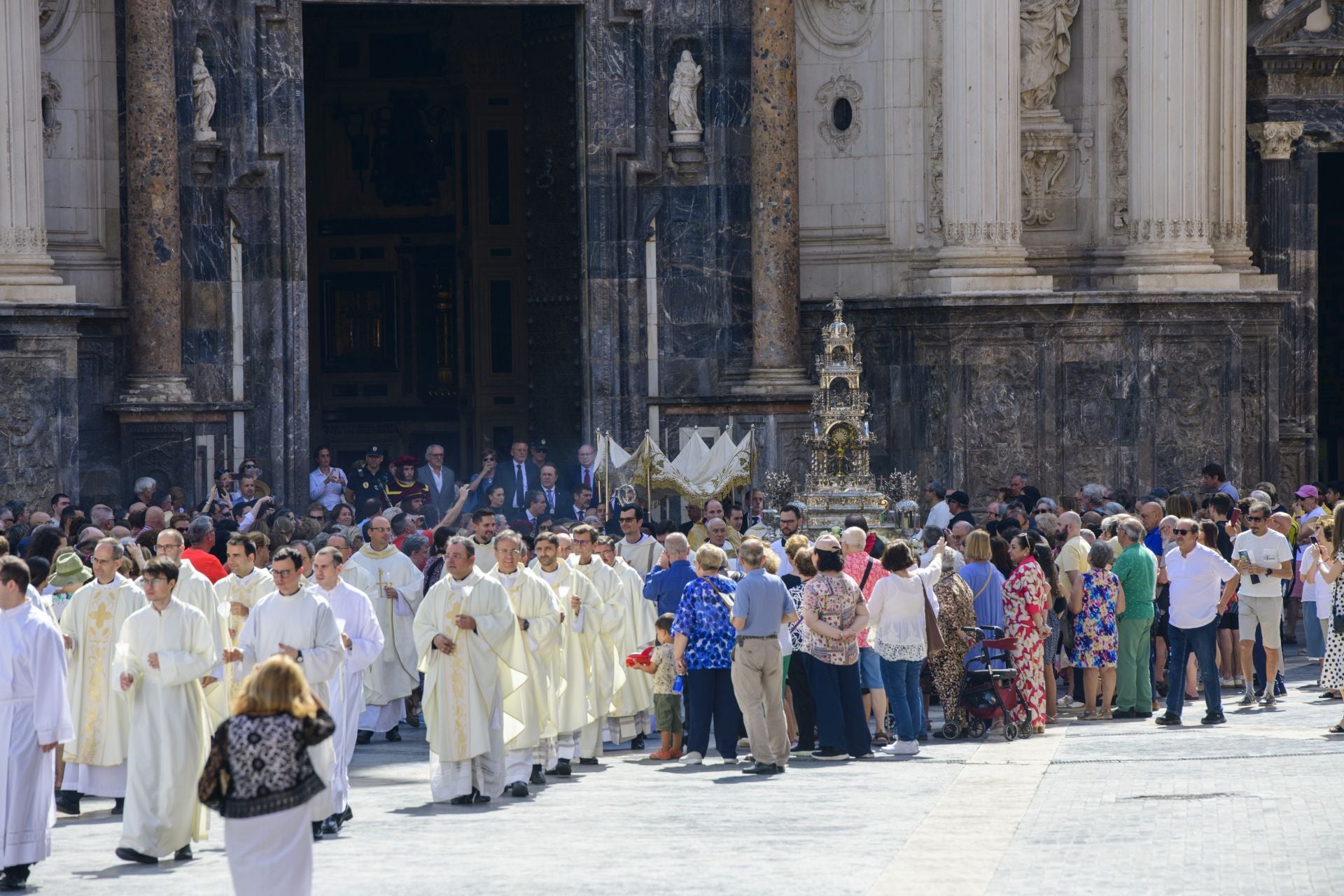 La procesión del Corpus Christi de Murcia, en imágenes