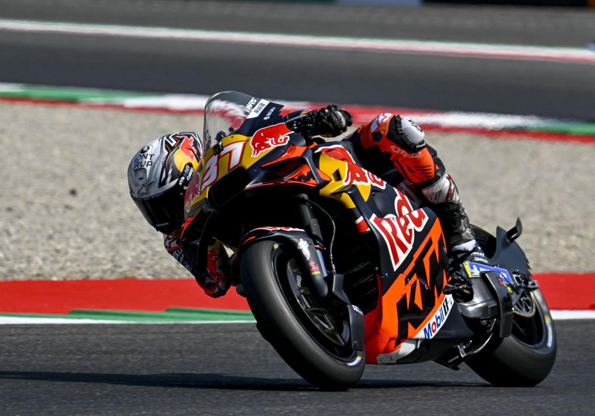 Pedro Acosta, este domingo, sobre el circuito de Mugello.