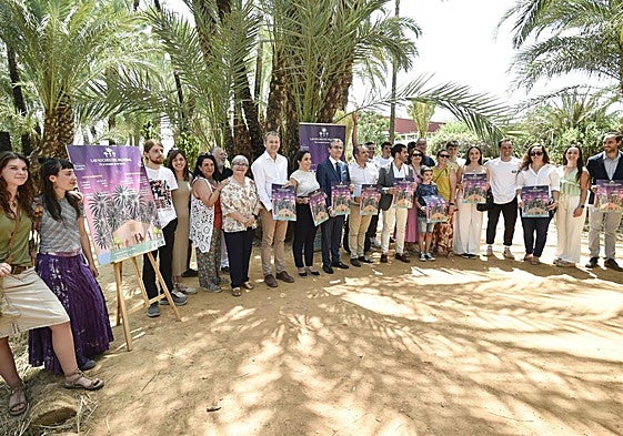 La presentación del ciclo en el Palmeral de Santiago y Zaraíche.