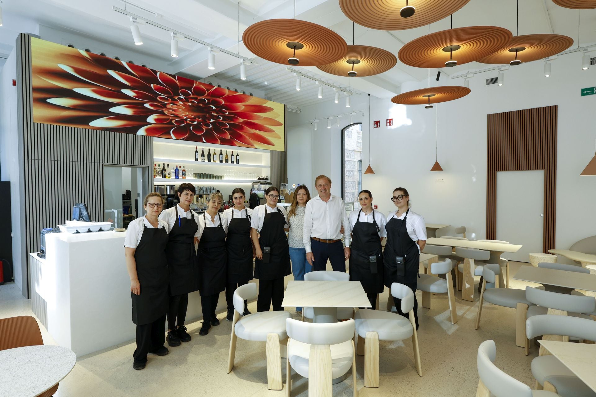 La nueva cafetería de la Cárcel Vieja de Murcia, en imágenes