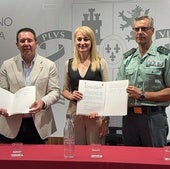 Un momento de la firma del acuerdo celebrada este martes.