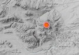 Epicentro del terremoto.