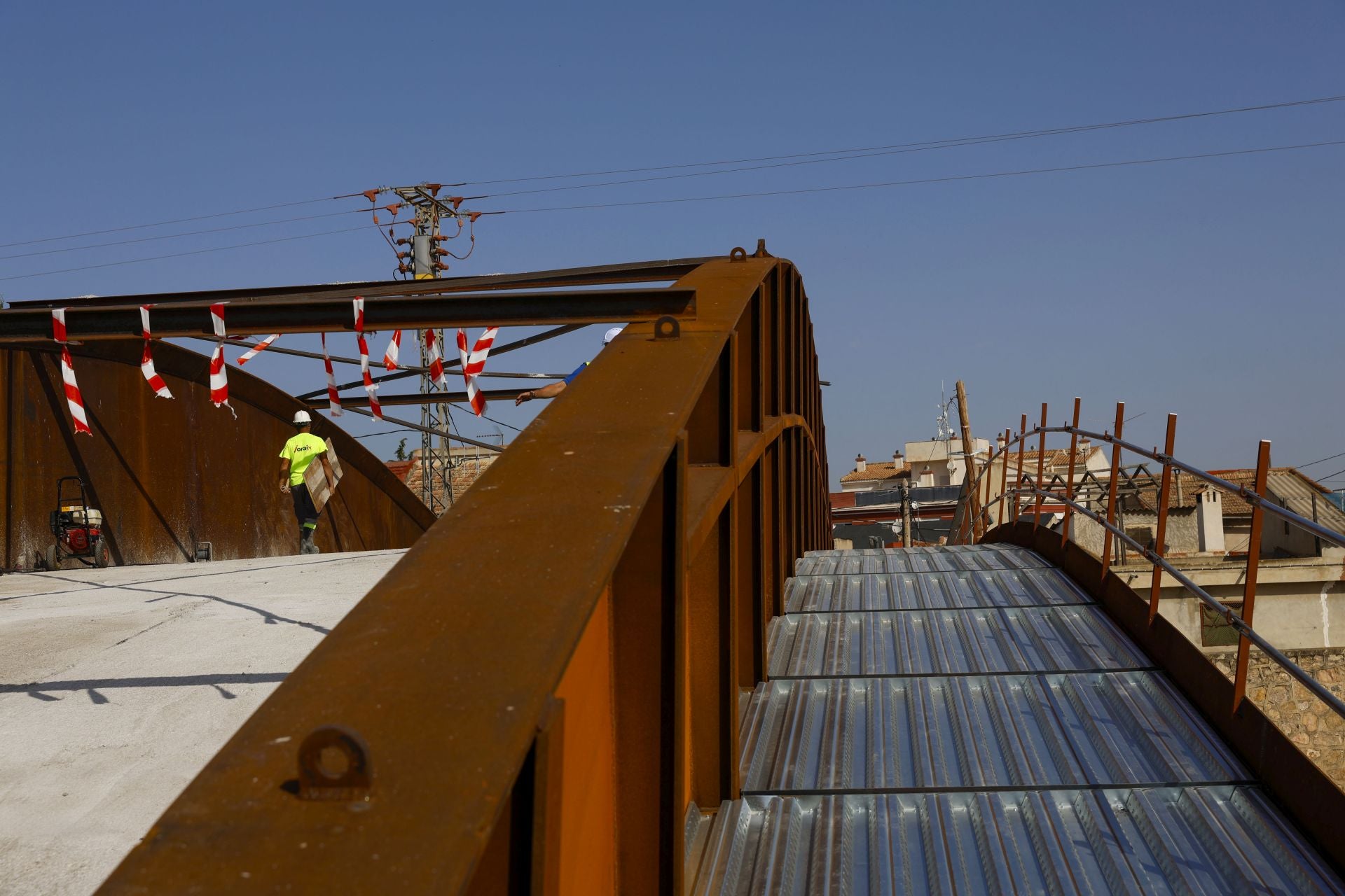 Las obras del puente de El Raal de Murcia, en imágenes