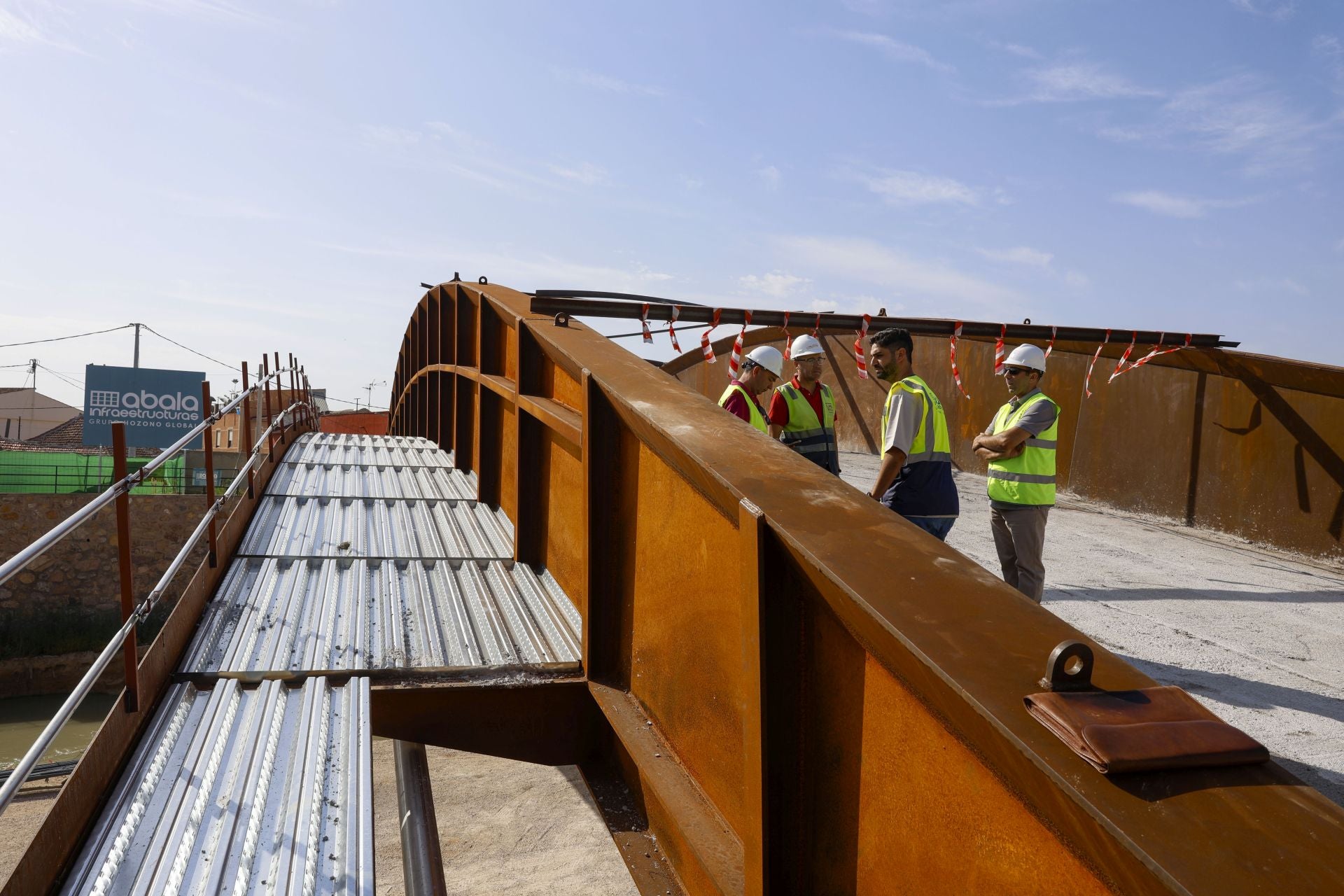 Las obras del puente de El Raal de Murcia, en imágenes