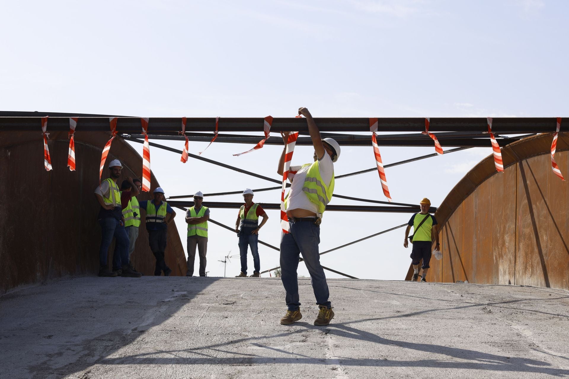 Las obras del puente de El Raal de Murcia, en imágenes