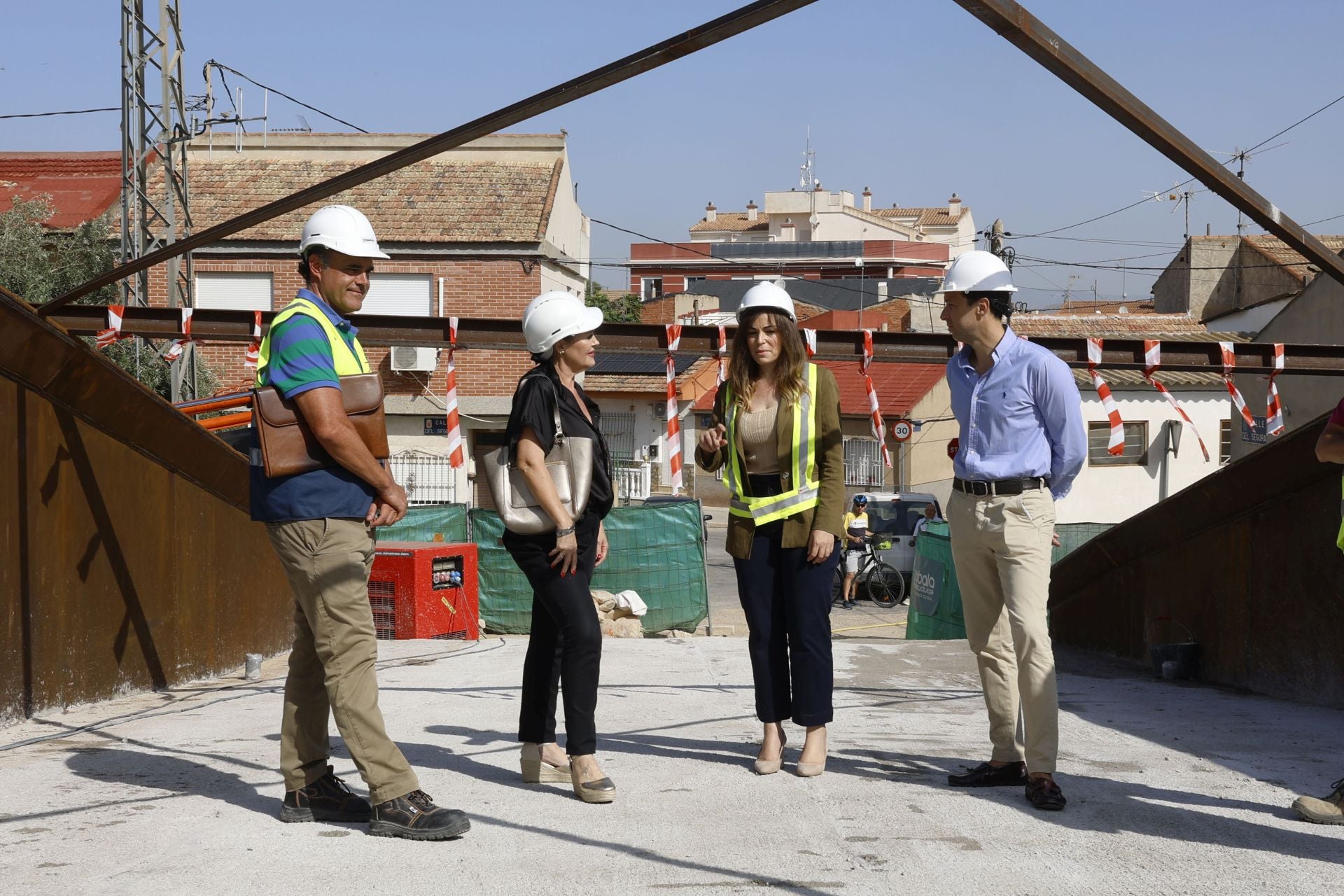 Las obras del puente de El Raal de Murcia, en imágenes
