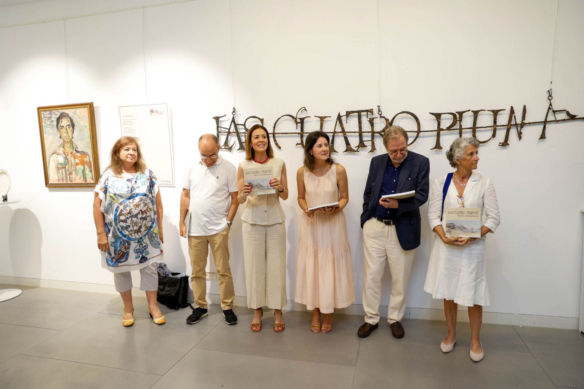 Inauguración de la exposición que homenajea a &#039;Las Cuatro Plumas&#039; de Águilas, en imágenes