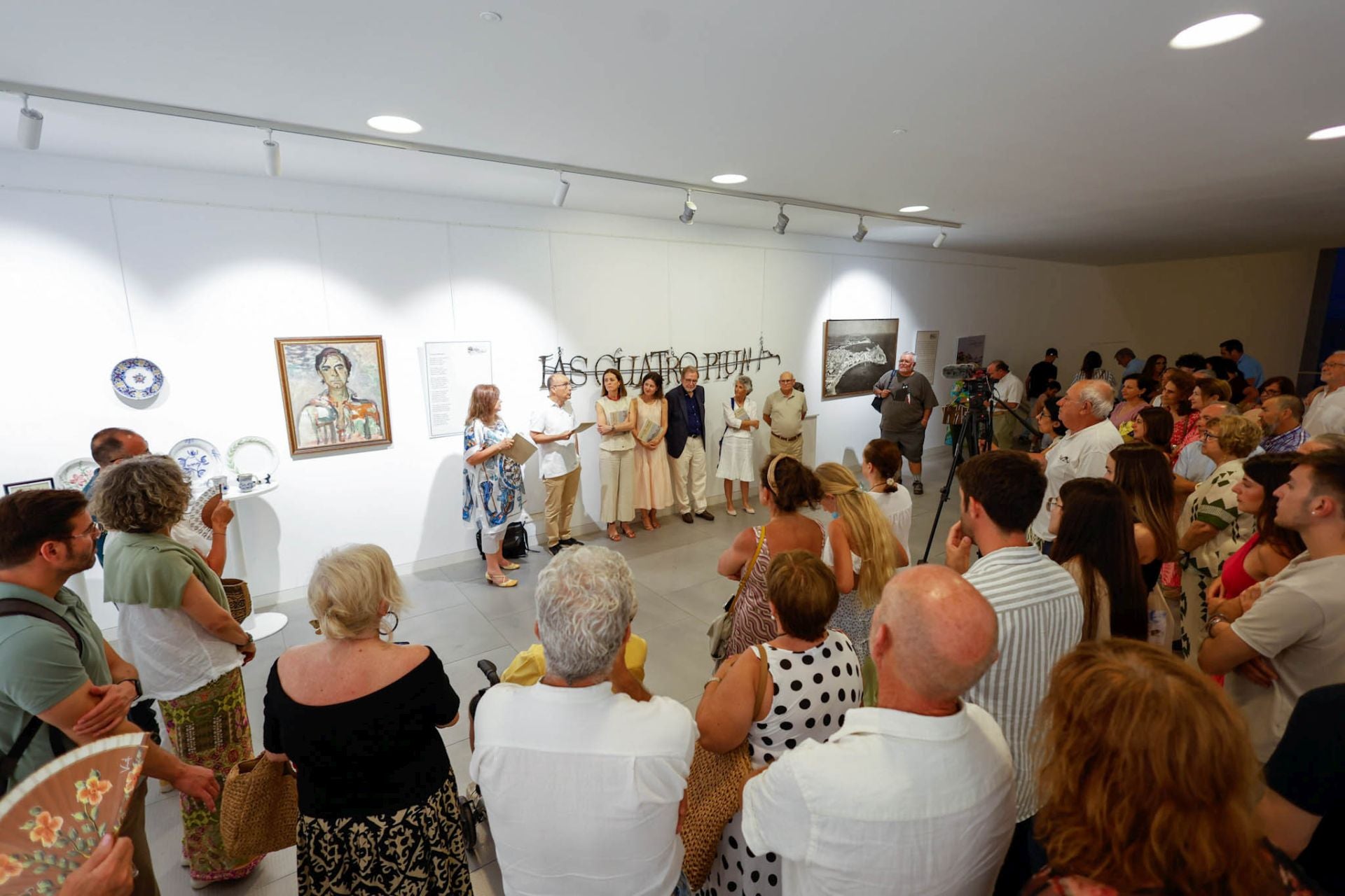 Inauguración de la exposición que homenajea a &#039;Las Cuatro Plumas&#039; de Águilas, en imágenes