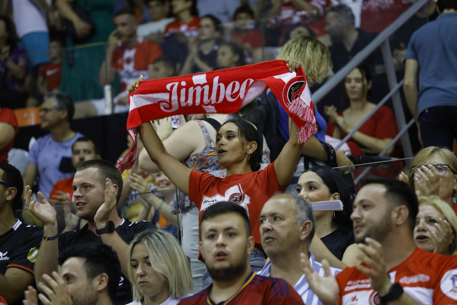 La victoria del Jimbee ante el Barcelona, en imágenes