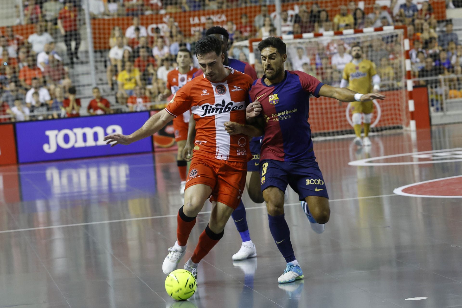La victoria del Jimbee ante el Barcelona, en imágenes