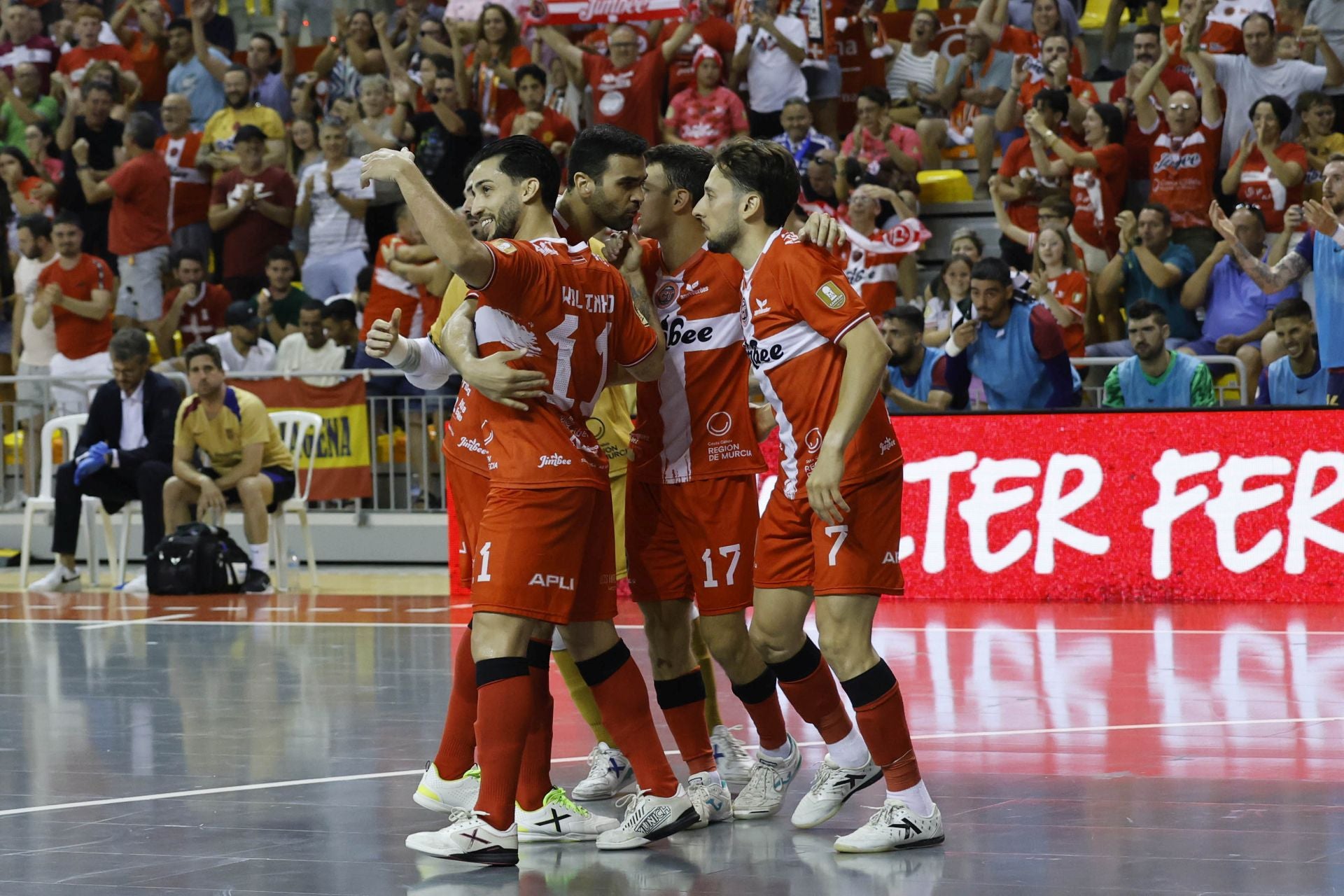 La victoria del Jimbee ante el Barcelona, en imágenes