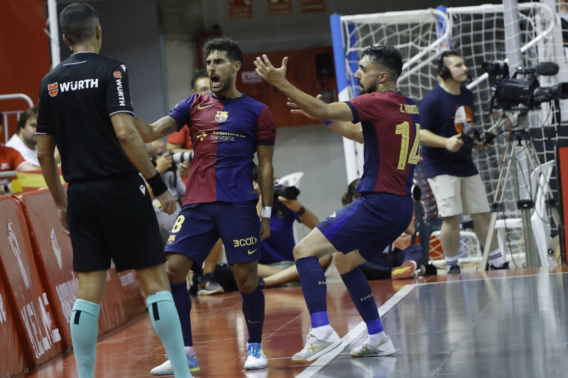 La victoria del Jimbee ante el Barcelona, en imágenes