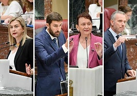 Carmina Fernández, José Ángel Antelo, María Marín y Joaquín Segado
