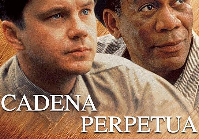 Detalle del cartel de 'Cadena perpetua'.