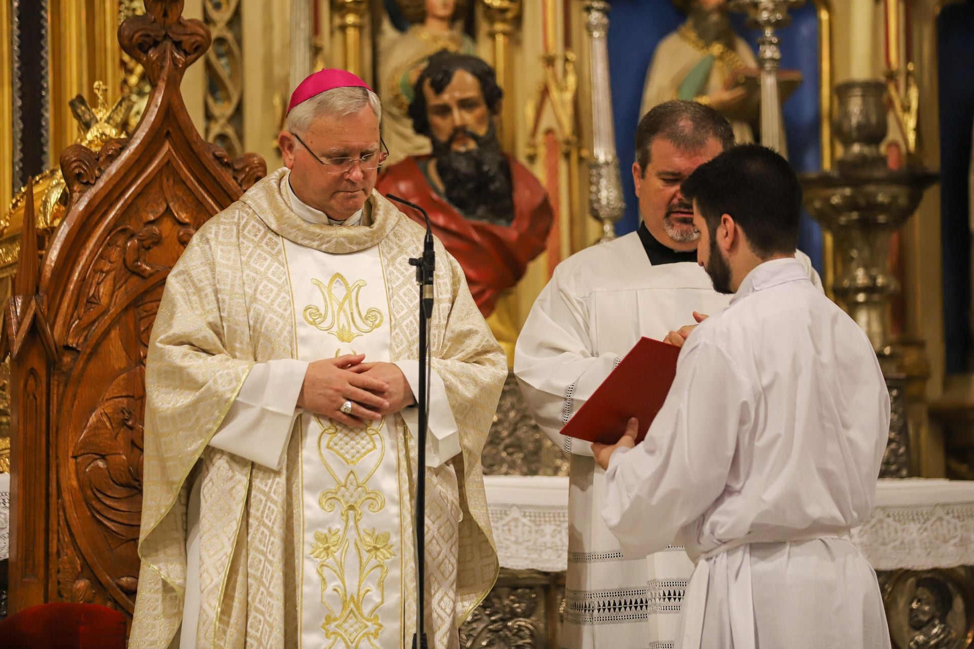 El obispo de la Diócesis de Cartagena celebra sus bodas de oro sacerdotales, en imágenes