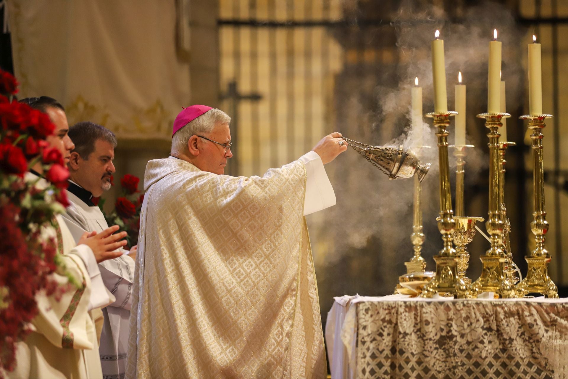 El obispo de la Diócesis de Cartagena celebra sus bodas de oro sacerdotales, en imágenes