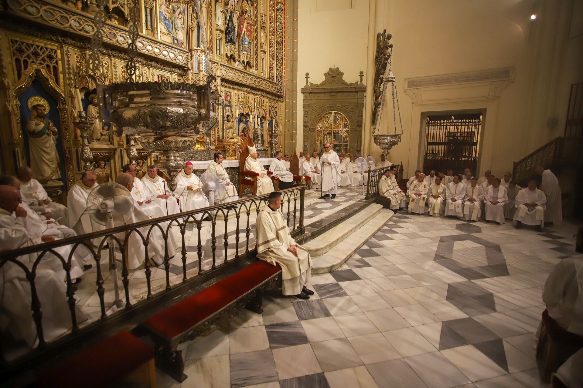 El obispo de la Diócesis de Cartagena celebra sus bodas de oro sacerdotales, en imágenes