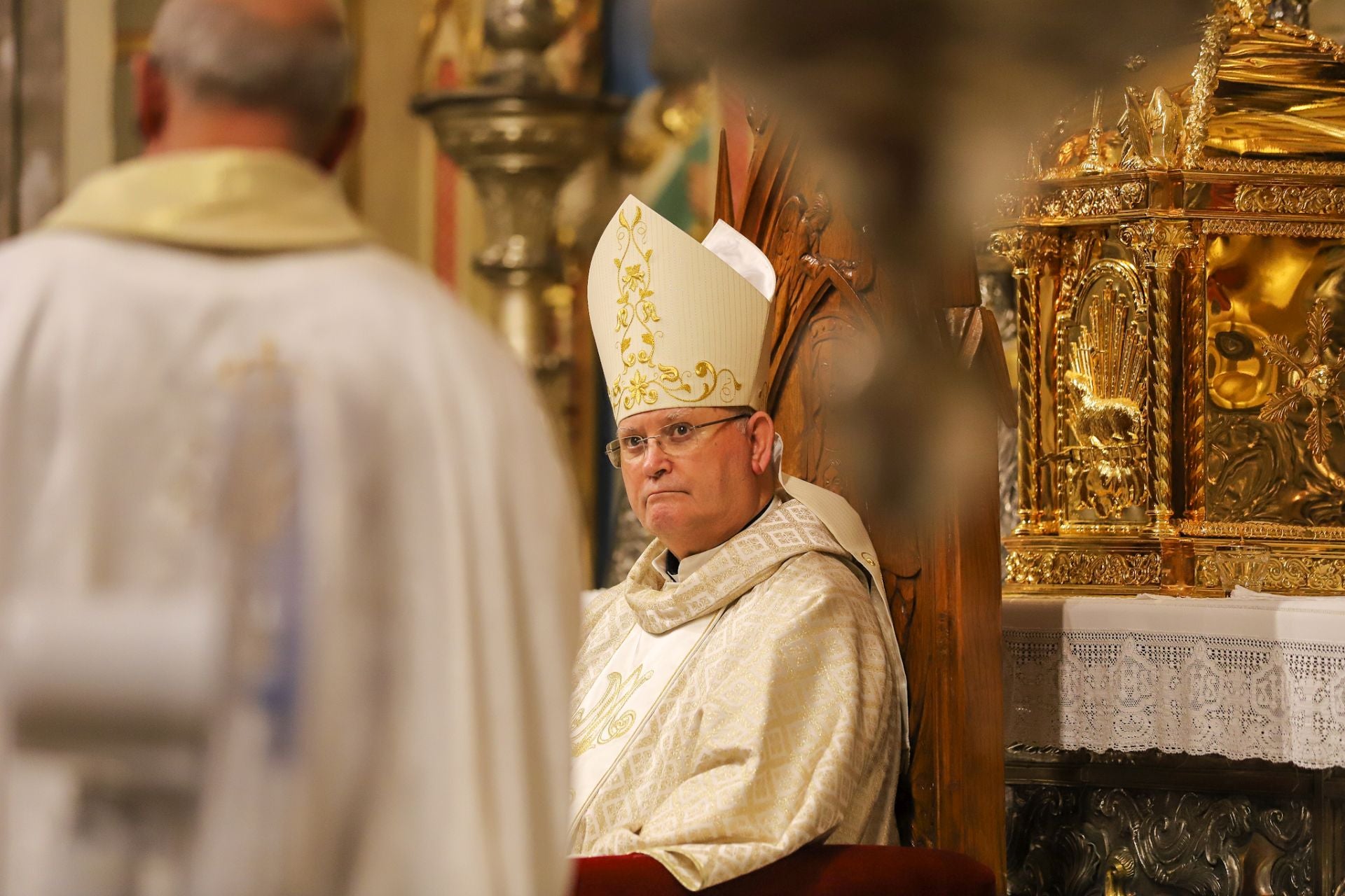 El obispo de la Diócesis de Cartagena celebra sus bodas de oro sacerdotales, en imágenes