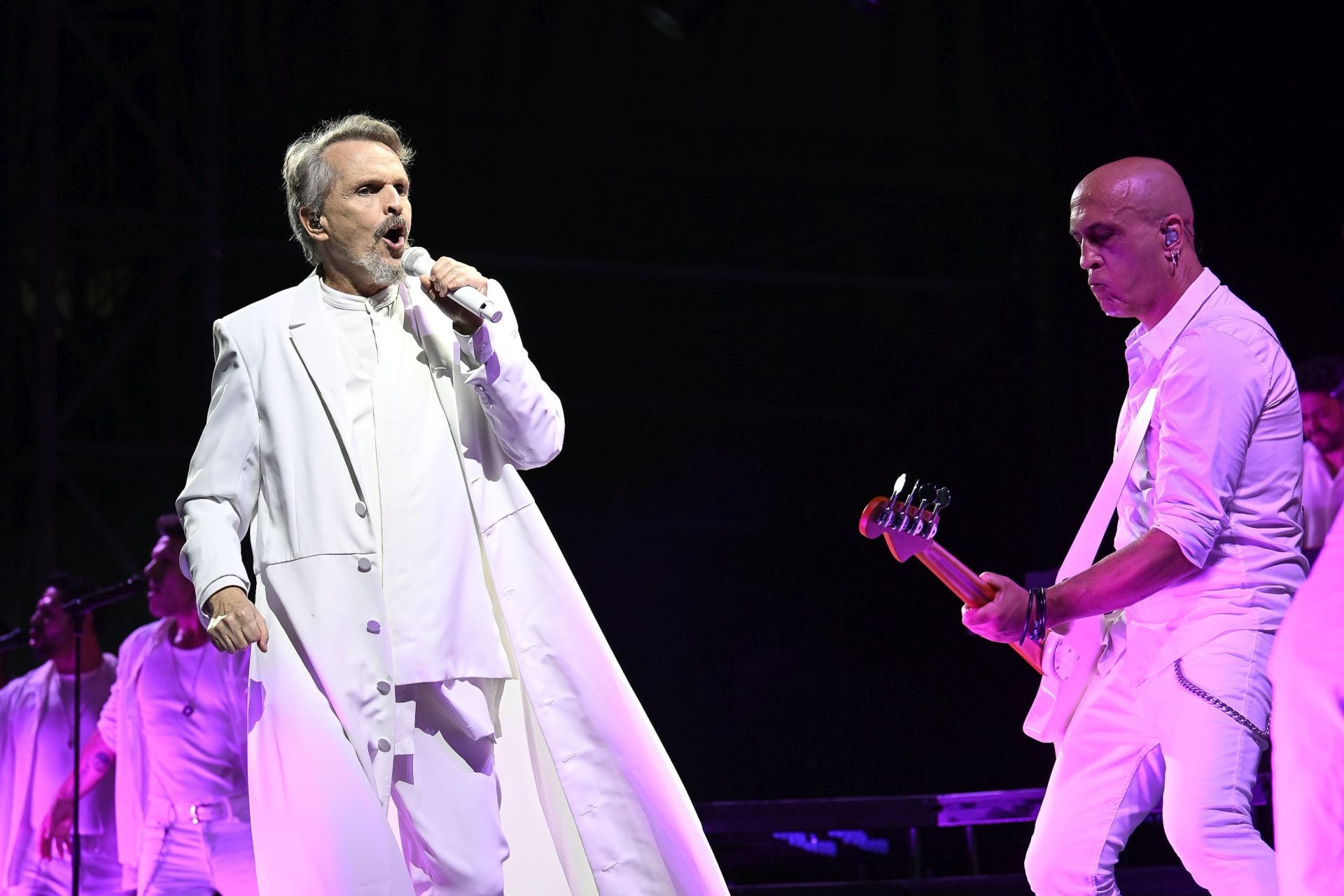 En imágenes, concierto de Miguel Bosé en la Plaza de Toros de Murcia