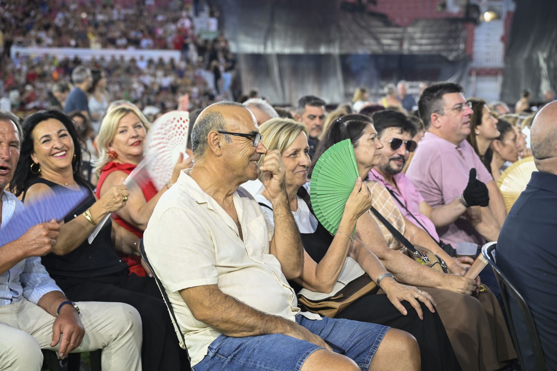 En imágenes, concierto de Miguel Bosé en la Plaza de Toros de Murcia