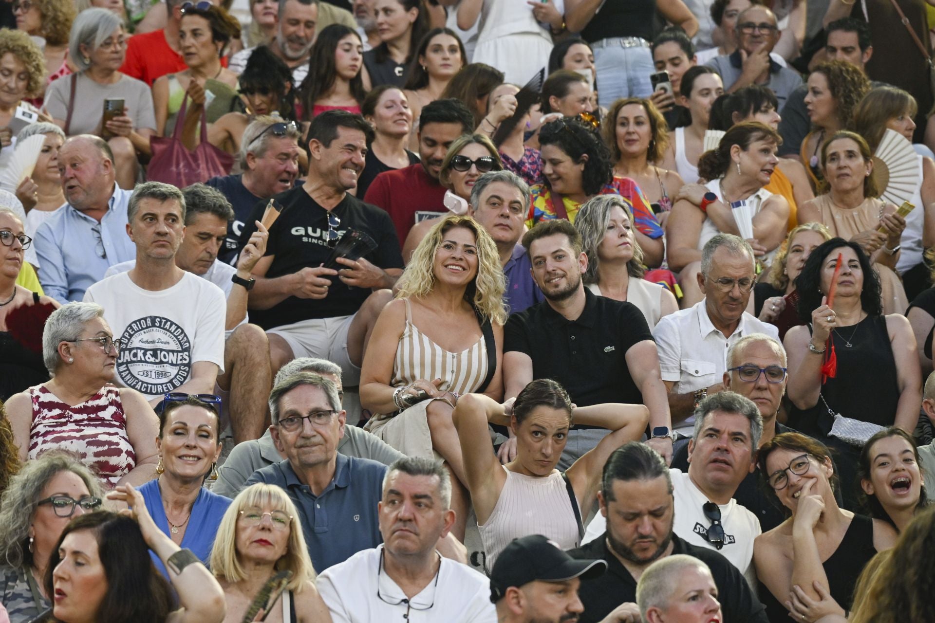 En imágenes, concierto de Miguel Bosé en la Plaza de Toros de Murcia