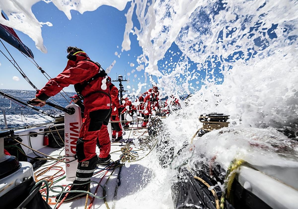 Un momento de una delas regatas de la pasada edición de The Ocean Race Europe, en 2021.