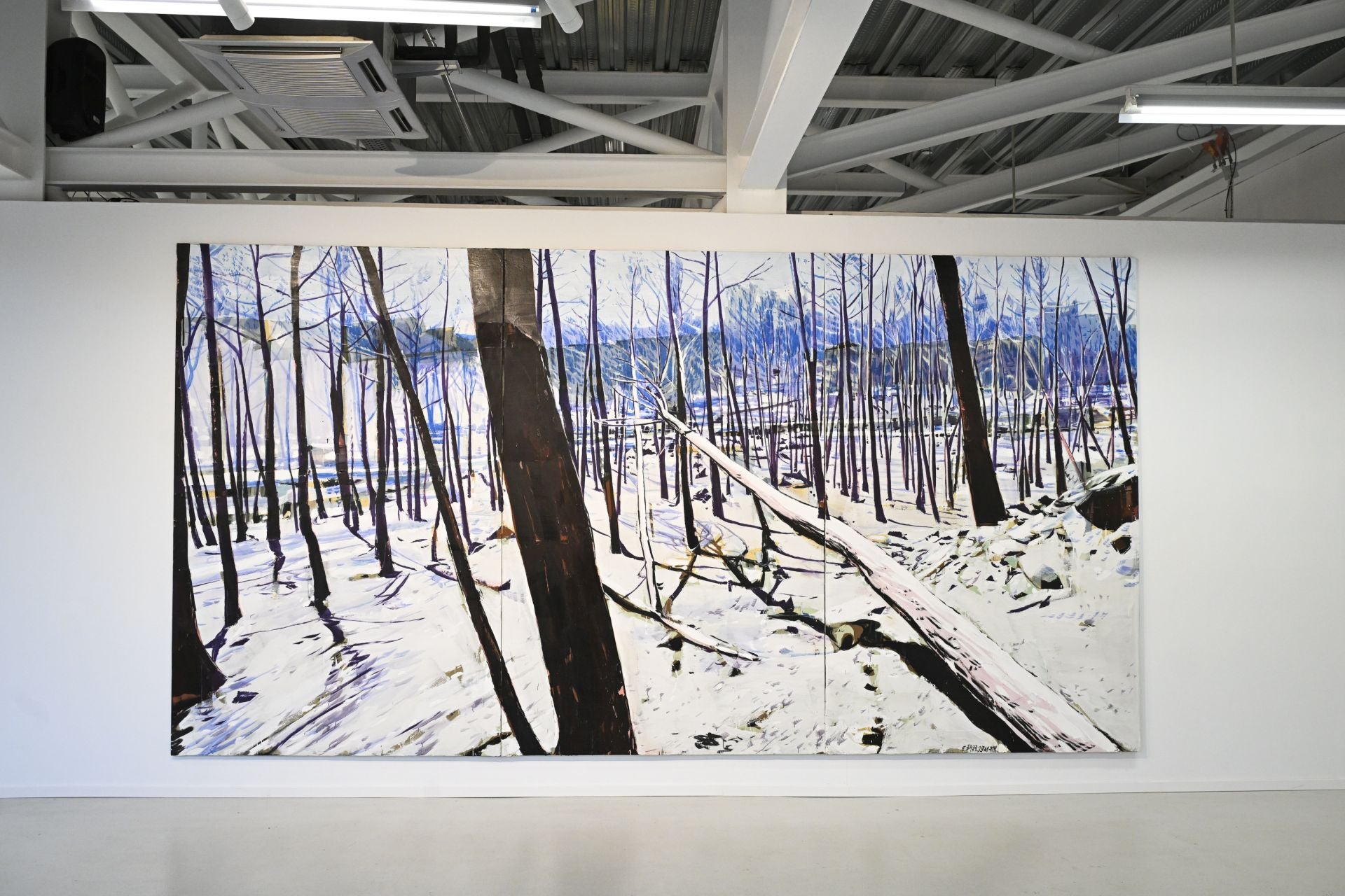 En imágenes, Manuel Pérez expone &#039;Llueve fuego&#039; en el Centro Párraga