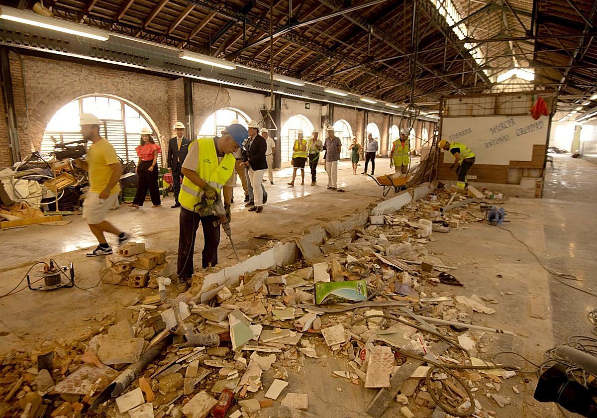 Las obras del mercado de Verónicas.