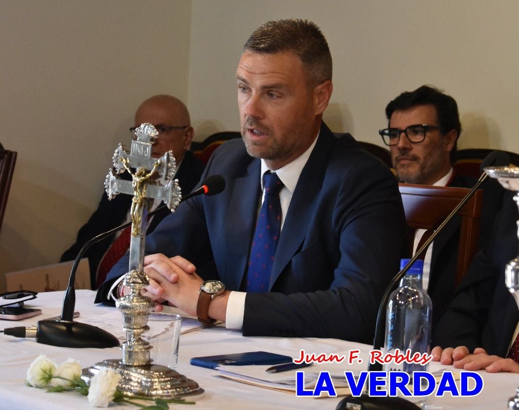 Imágenes del cabildo general de la Cofradía de la Vera Cruz en Caravaca