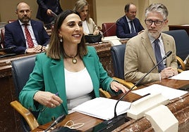 Sara Rubira, este martes, en la Asamblea Regional.