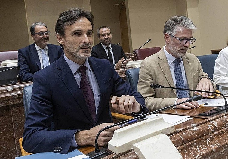 Jorge García Montoro, este martes, en la Asamblea Regional.