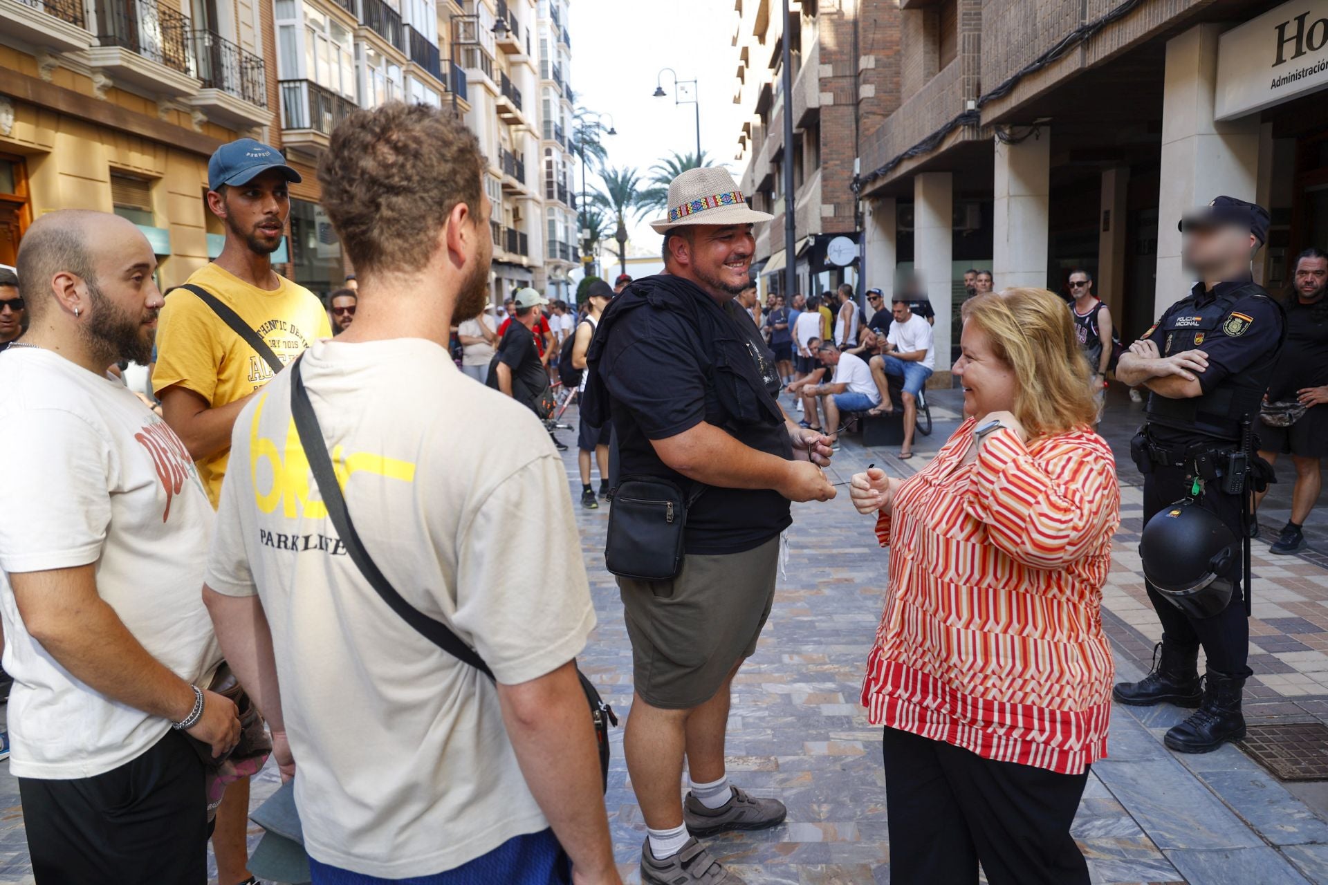 La protesta de los trabajadores de Navantia en Cartagena, en imágenes
