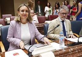 Conchita Ruiz, este miércoles, en la Asamblea Regional.
